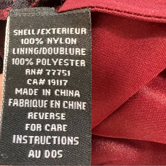 Betsy Johnson Evening Vintage Strapless Mini Dress Red Black Lace Bead Sequin, 6 - Picture 10 of 14